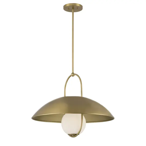 Lehigh 1-Light Pendant in Warm Brass - Image 5