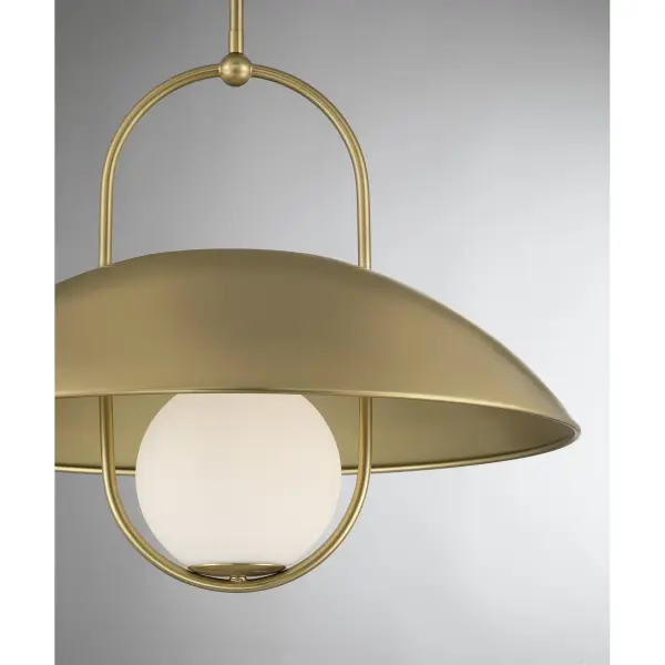 Lehigh 1-Light Pendant in Warm Brass - Image 7