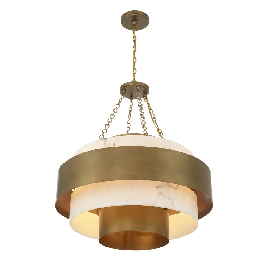 Davenport 6-Light Pendant in Antique Patina - Image 4