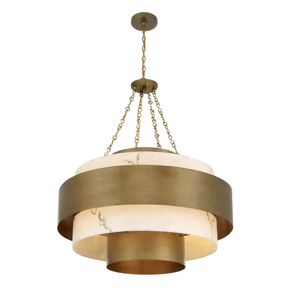 Davenport 8-Light Pendant in Antique Patina - Image 4