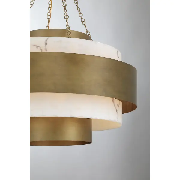 Davenport 8-Light Pendant in Antique Patina - Image 6