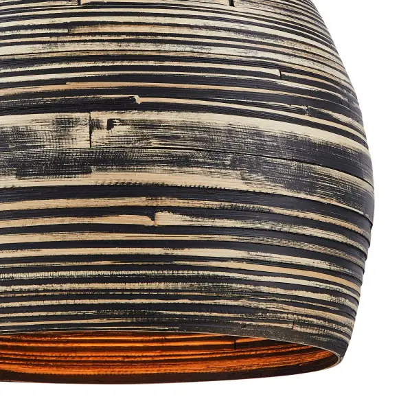 Jamsen 1-Light Pendant in Black Bamboo - Image 6