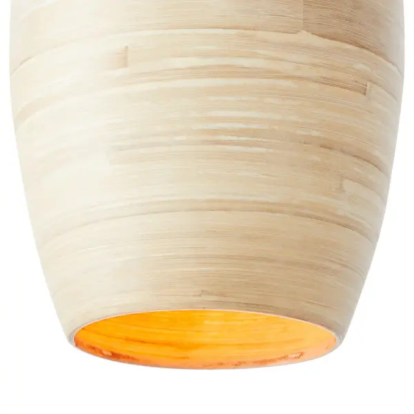 Jean 1-Light Pendant in Natural Bamboo - Image 6
