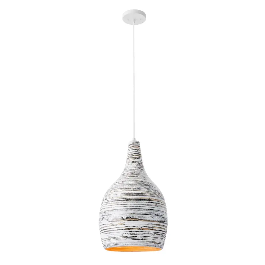 Balsam 1-Light Pendant in Brindled Bamboo - Image 1