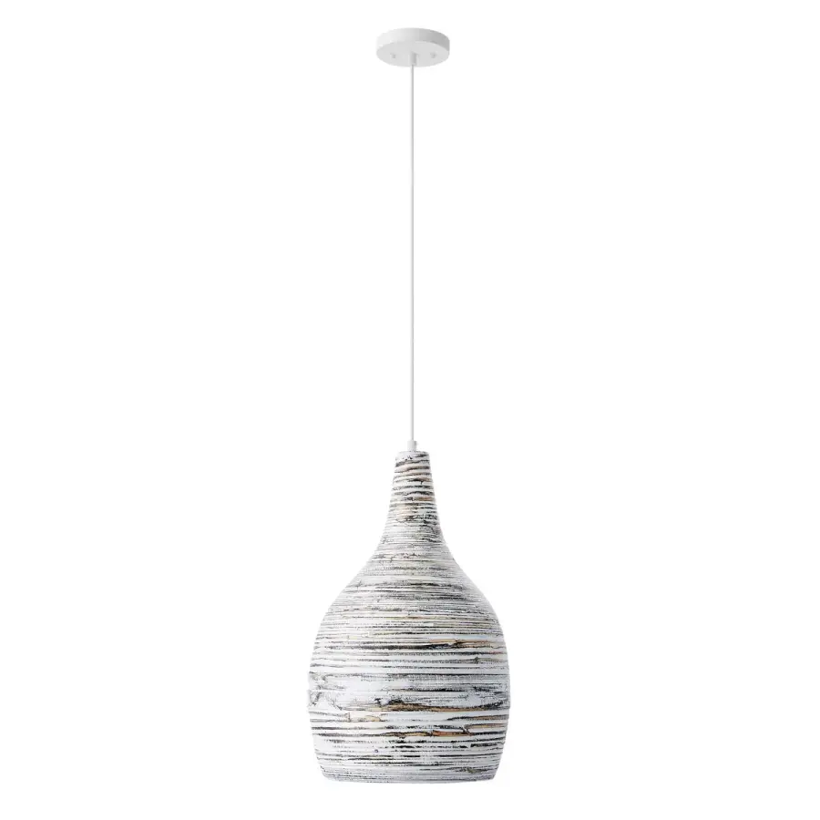 Balsam 1-Light Pendant in Brindled Bamboo - Image 3