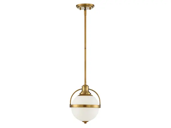 Westbourne 1-Light Pendant in Warm Brass - alternate view