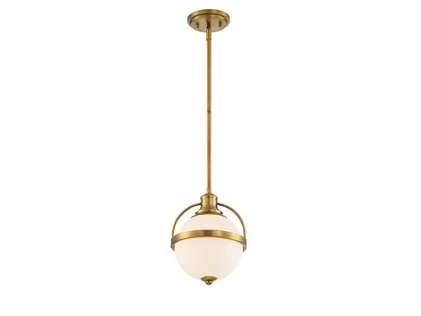 Westbourne 1-Light Pendant in Warm Brass - Image 4