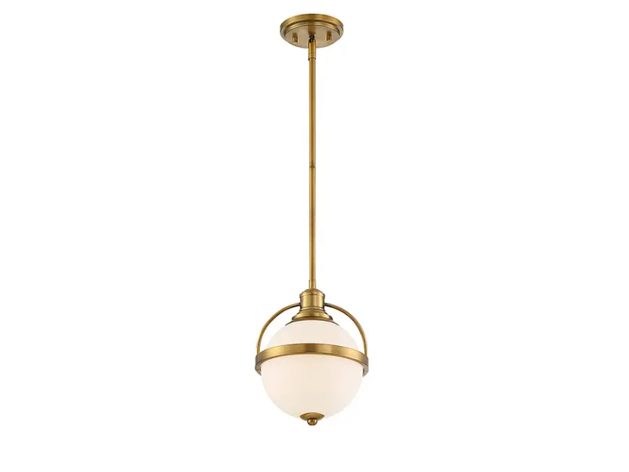Westbourne 1-Light Pendant in Warm Brass - Image 4