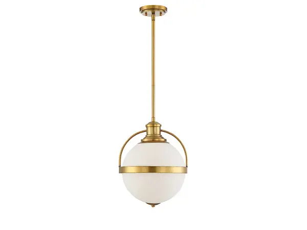Westbourne 1-Light Pendant in Warm Brass - alternate view