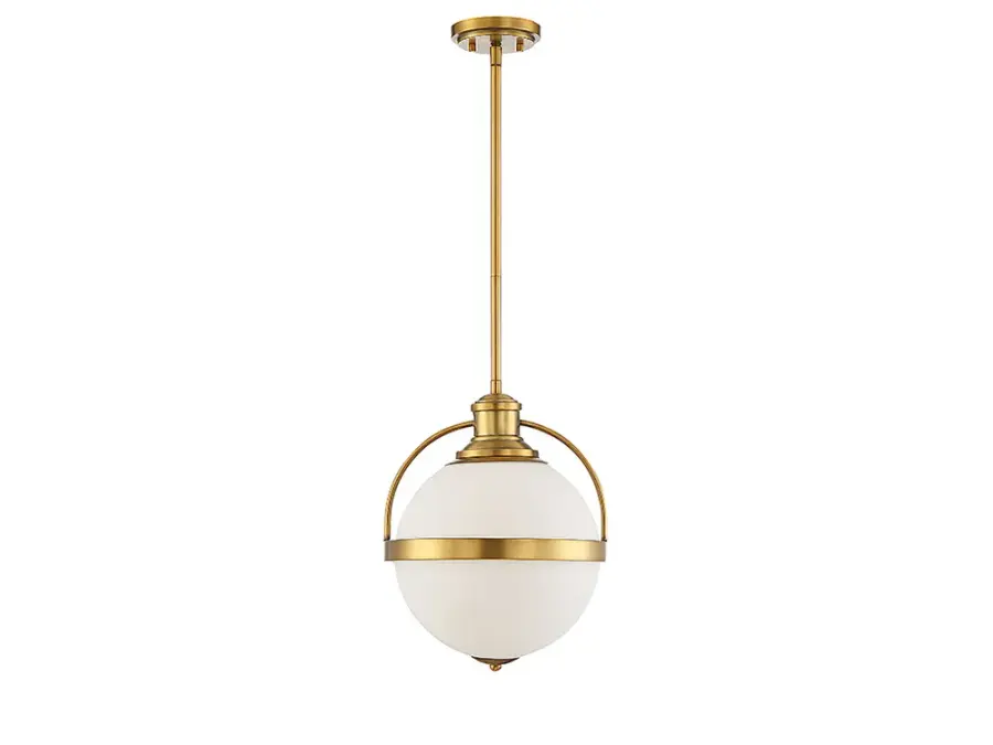 Westbourne 1-Light Pendant in Warm Brass - Image 2