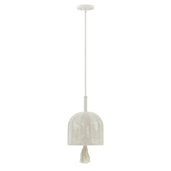 Lunara 3-Light Pendant in Cotton by Breegan Jane - alternate view