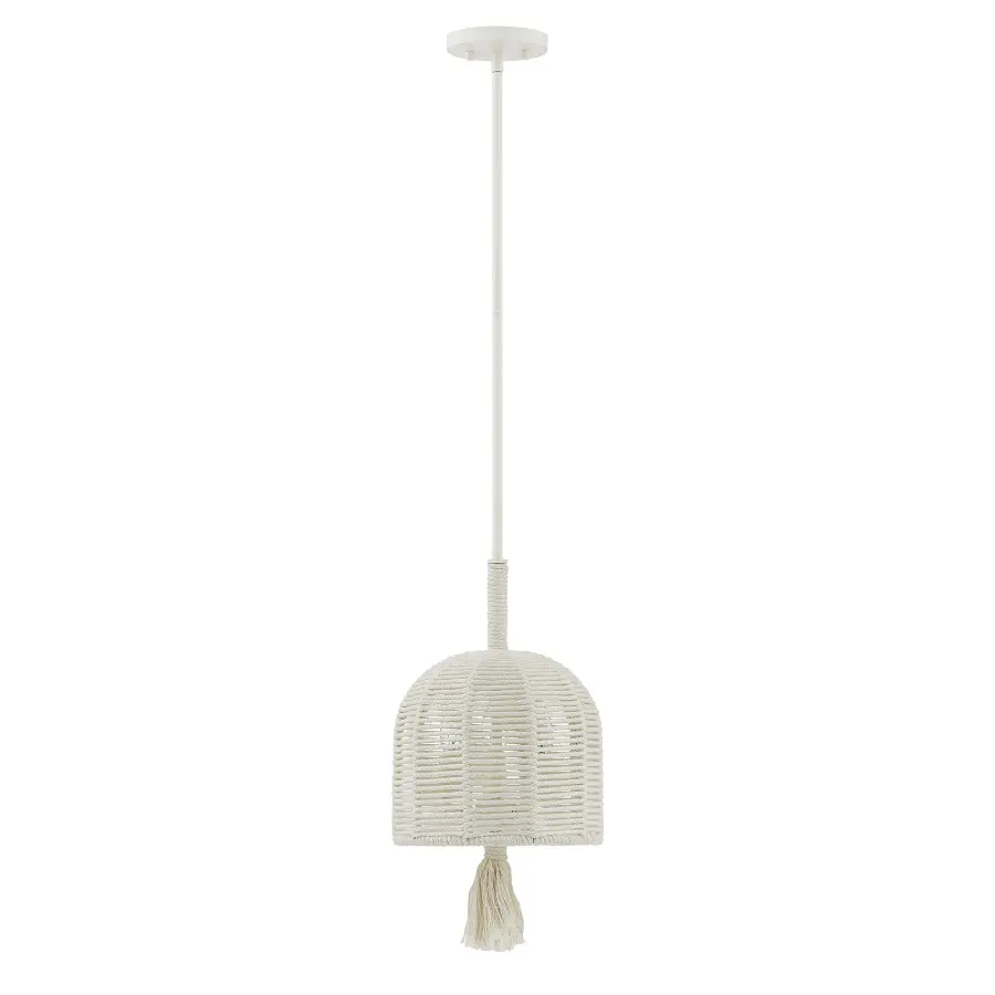 Lunara 3-Light Pendant in Cotton by Breegan Jane - Image 2
