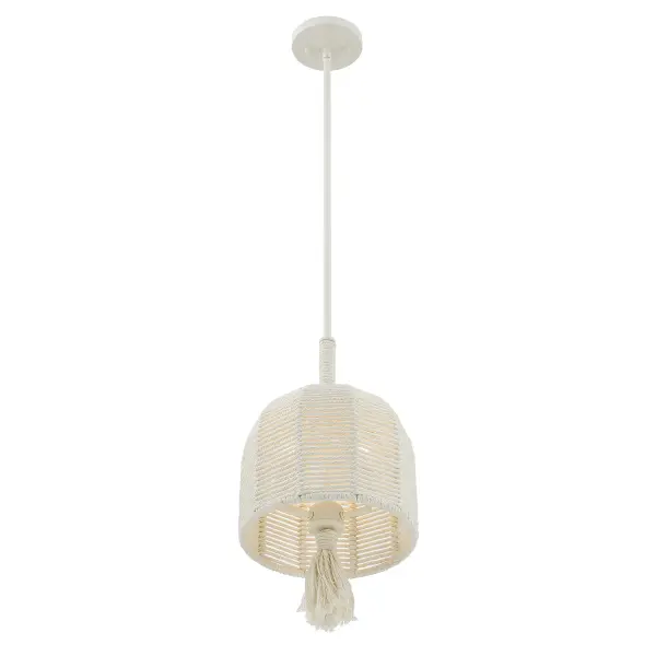 Lunara 3-Light Pendant in Cotton by Breegan Jane - Image 4