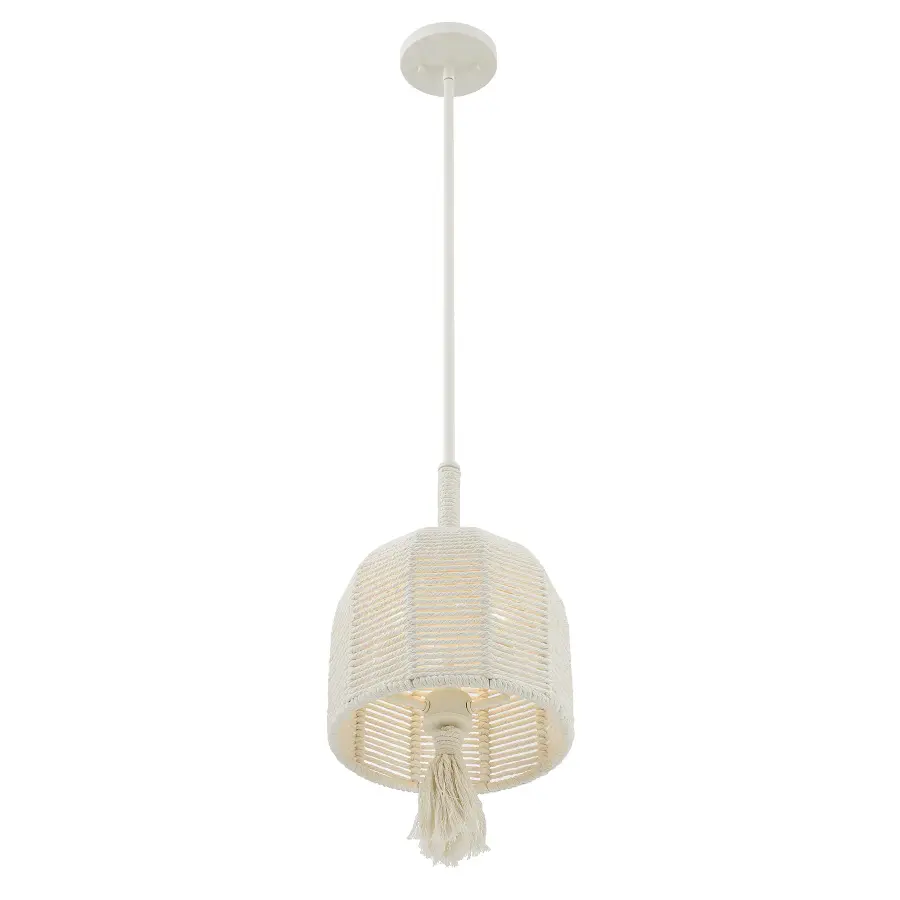 Lunara 3-Light Pendant in Cotton by Breegan Jane - Image 4