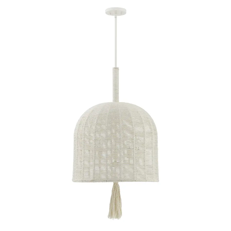 Lunara 5-Light Pendant in Cotton by Breegan Jane - Image 2