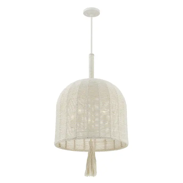 Lunara 5-Light Pendant in Cotton by Breegan Jane - Image 3