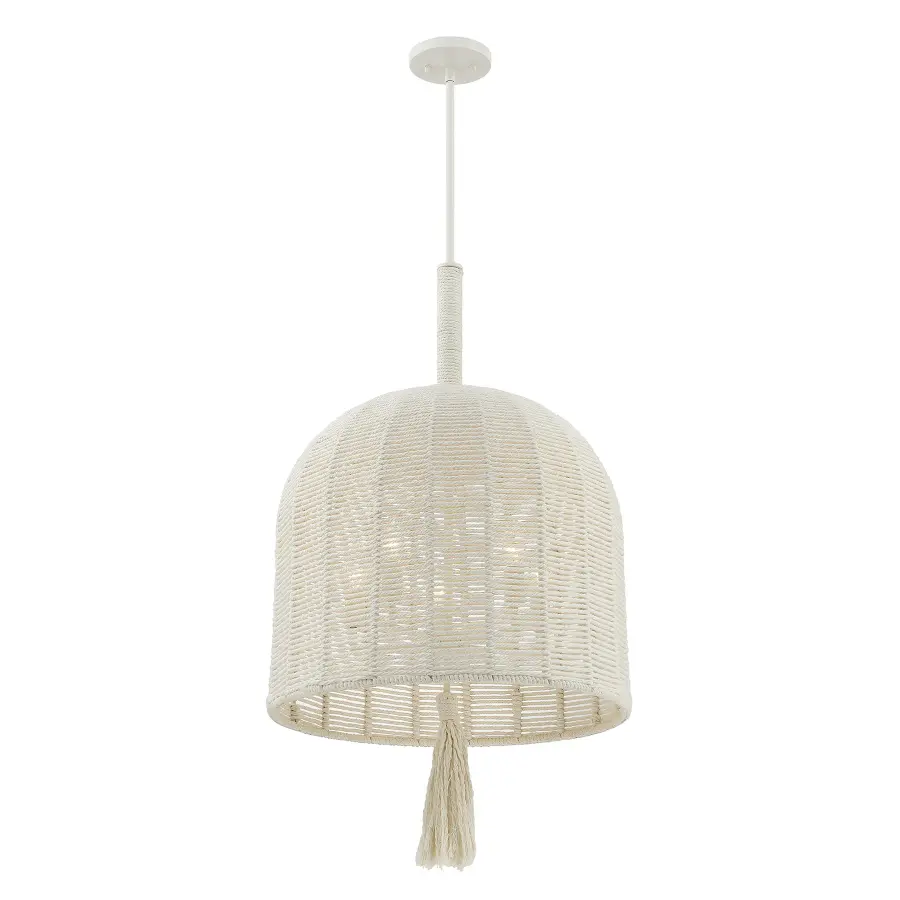 Lunara 5-Light Pendant in Cotton by Breegan Jane - Image 3