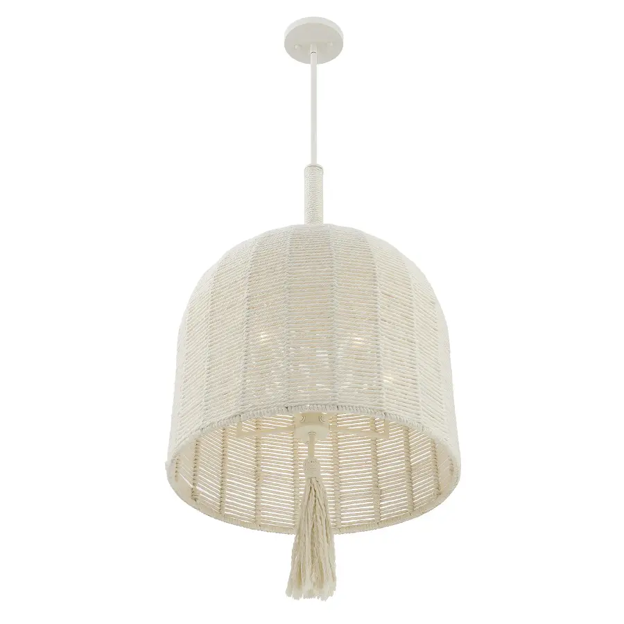 Lunara 5-Light Pendant in Cotton by Breegan Jane - Image 4