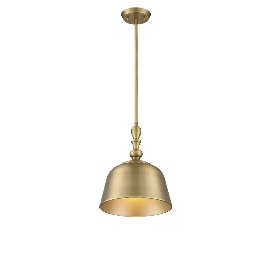Berg 1-Light Pendant in Warm Brass - Image 2