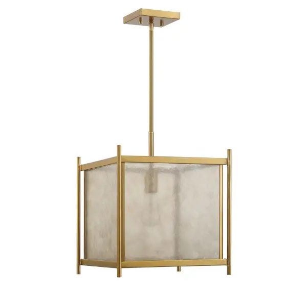 Jacobs 1-Light Pendant in Warm Brass - alternate view