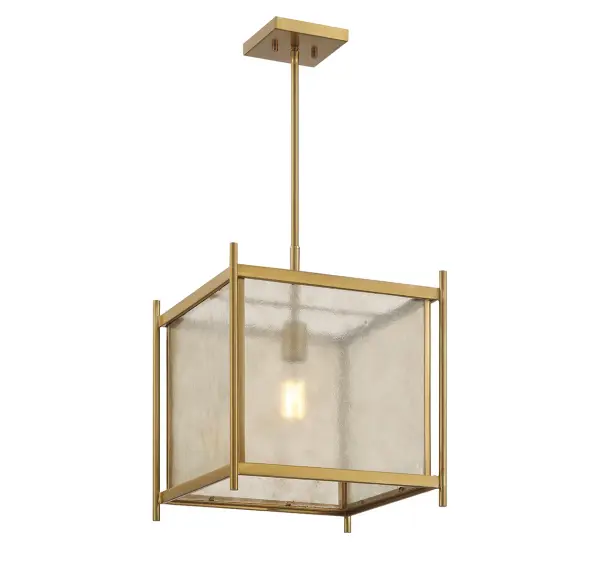 Jacobs 1-Light Pendant in Warm Brass - Image 3