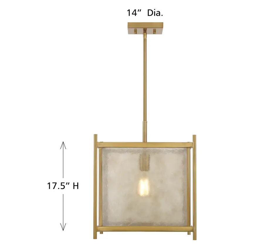 Jacobs 1-Light Pendant in Warm Brass - Image 6