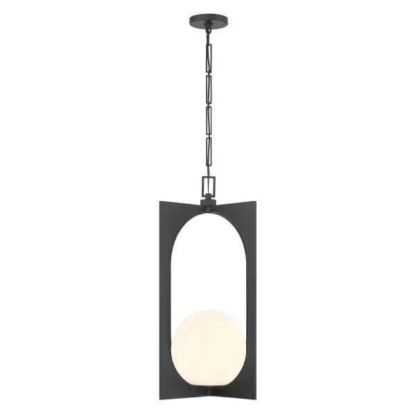 Harding 1-Light Pendant in Matte Black - Image 5