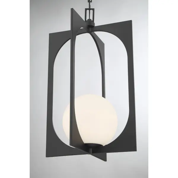 Harding 1-Light Pendant in Matte Black - Image 7