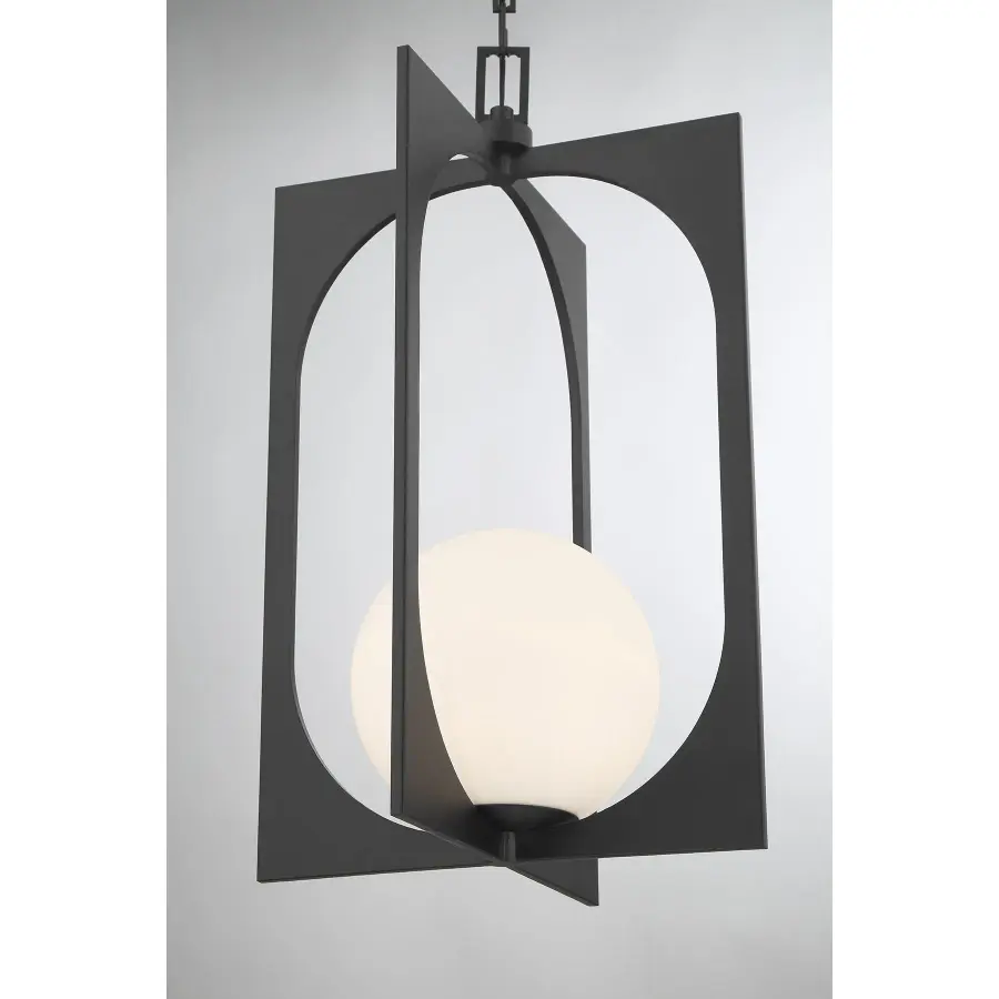 Harding 1-Light Pendant in Matte Black - Image 7
