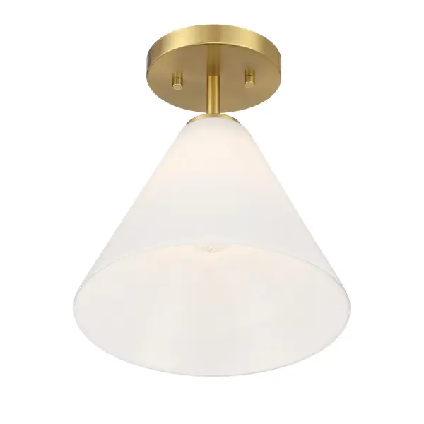 Blair One Light Mini-Pendant in Warm Brass - Image 4