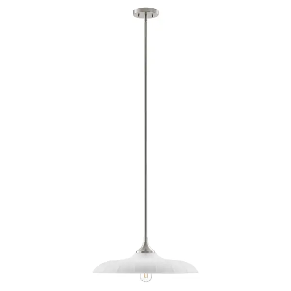 Hadley 1-Light Pendant in Satin Nickel - alternate view