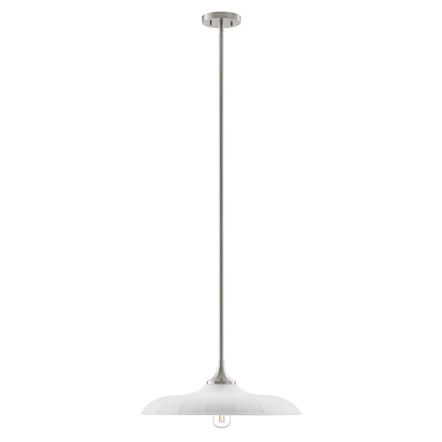 Hadley 1-Light Pendant in Satin Nickel - Image 2