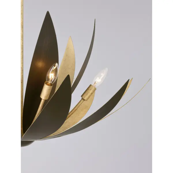 Loto 6-Light Pendant in Centura and Burnished Gold by Breegan Jane - Image 5