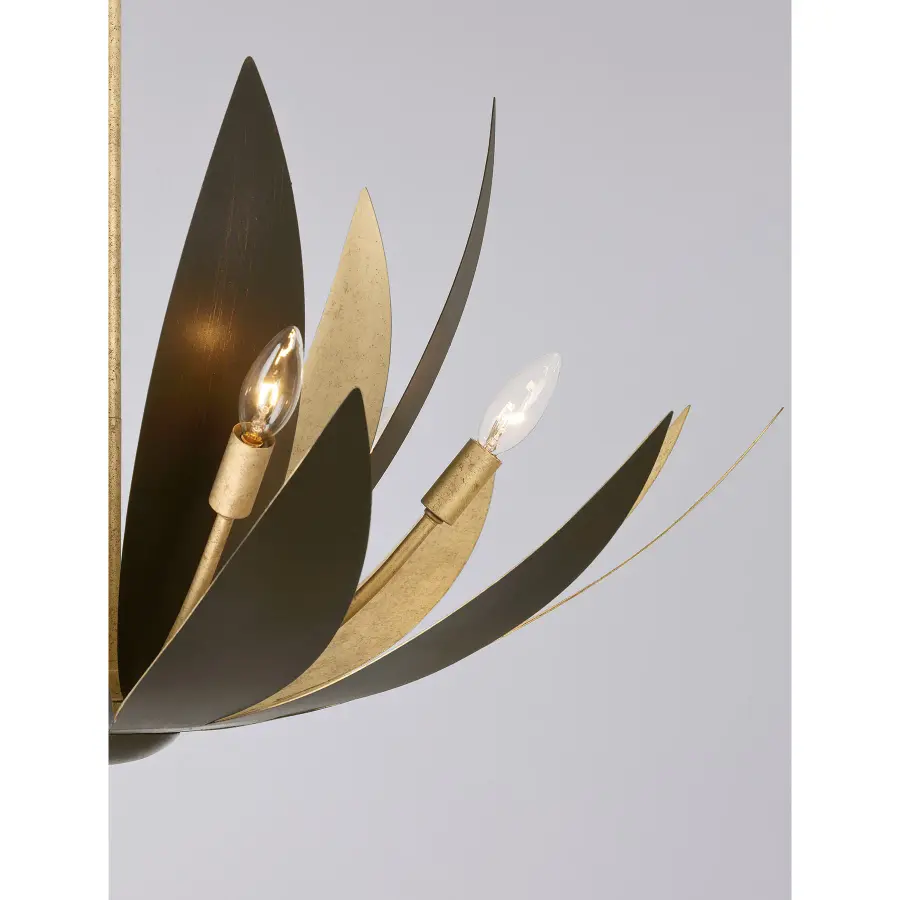 Loto 6-Light Pendant in Centura and Burnished Gold by Breegan Jane - Image 5
