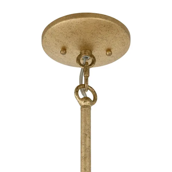 Loto 6-Light Pendant in Centura and Burnished Gold by Breegan Jane - Image 6
