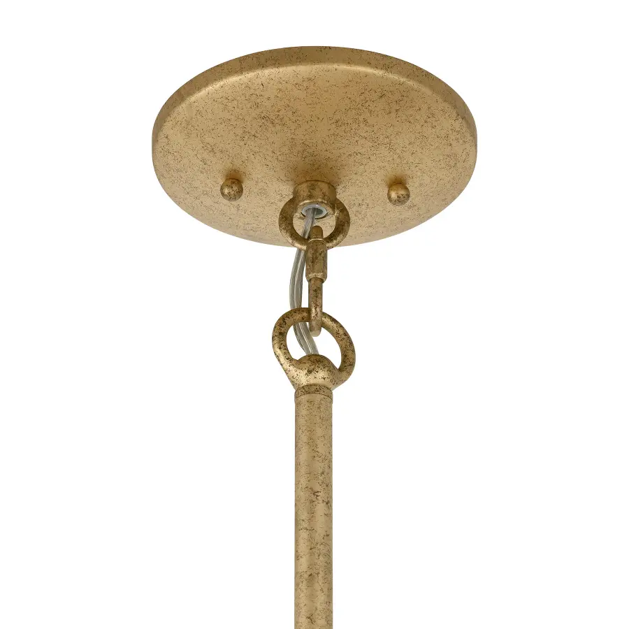 Loto 6-Light Pendant in Centura and Burnished Gold by Breegan Jane - Image 6