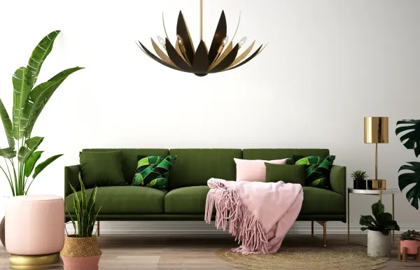 Loto 6-Light Pendant in Centura and Burnished Gold by Breegan Jane - Image 9