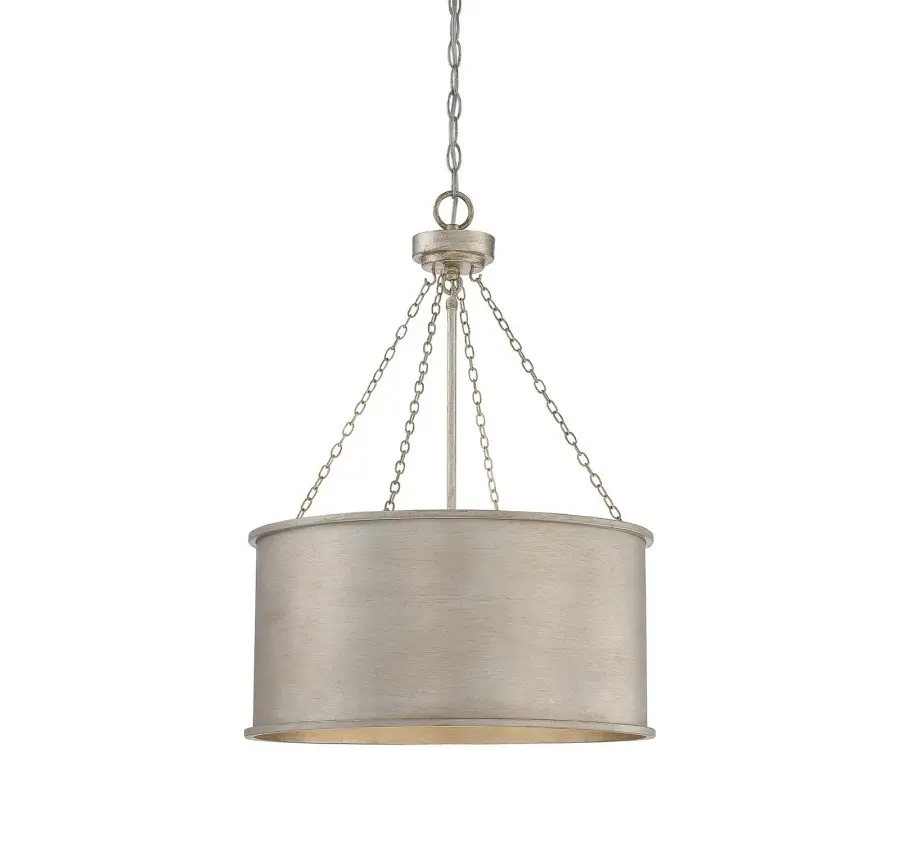 Rochester Four Light Pendant in Silver Patina - Image 1