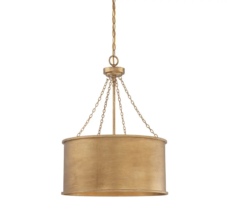 Rochester 4-Light Pendant in Gold Patina - Image 1