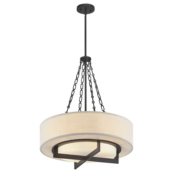 Brentwood 4-Light Pendant in Matte Black - Image 5