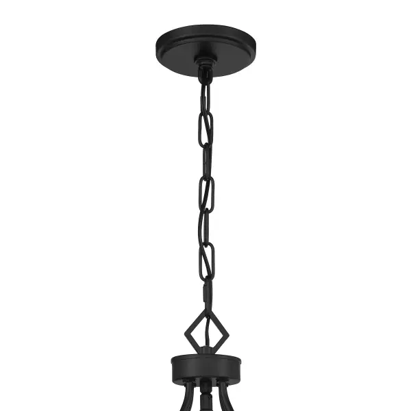 Reiling 3-Light Pendant in Matte Black - Image 6
