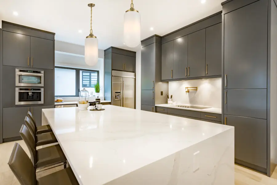 Bryant Three Light Pendant in Warm Brass - Image 6