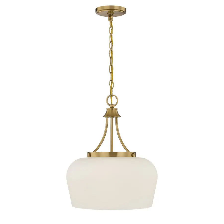 Octave 3-Light Pendant in Warm Brass - Image 1