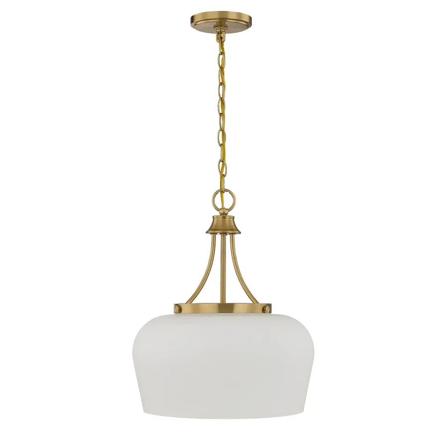 Octave 3-Light Pendant in Warm Brass - Image 2