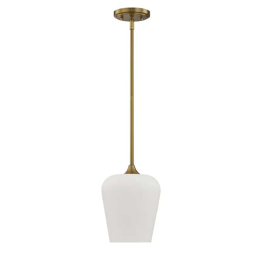 Octave 1-Light Pendant in Warm Brass - Image 2