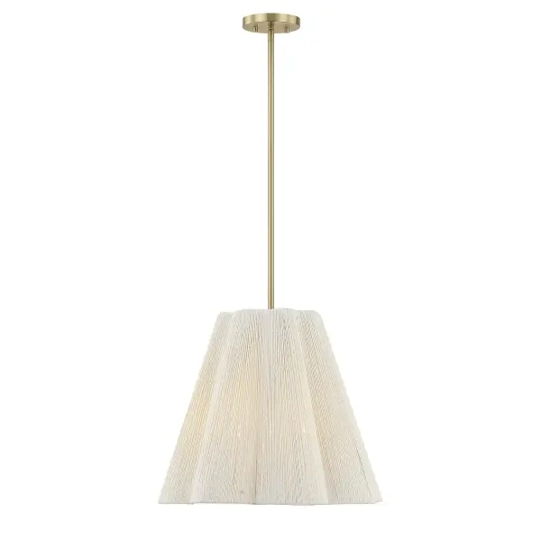 Rosa Four Light Pendant in Noble Brass - Image 1