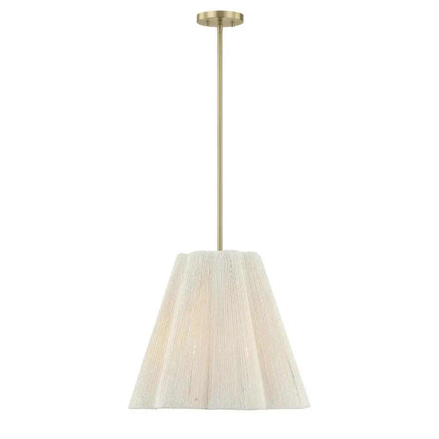 Rosa Four Light Pendant in Noble Brass - Image 1