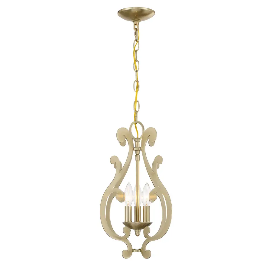Lombard 3-Light Pendant in Noble Brass - Image 5