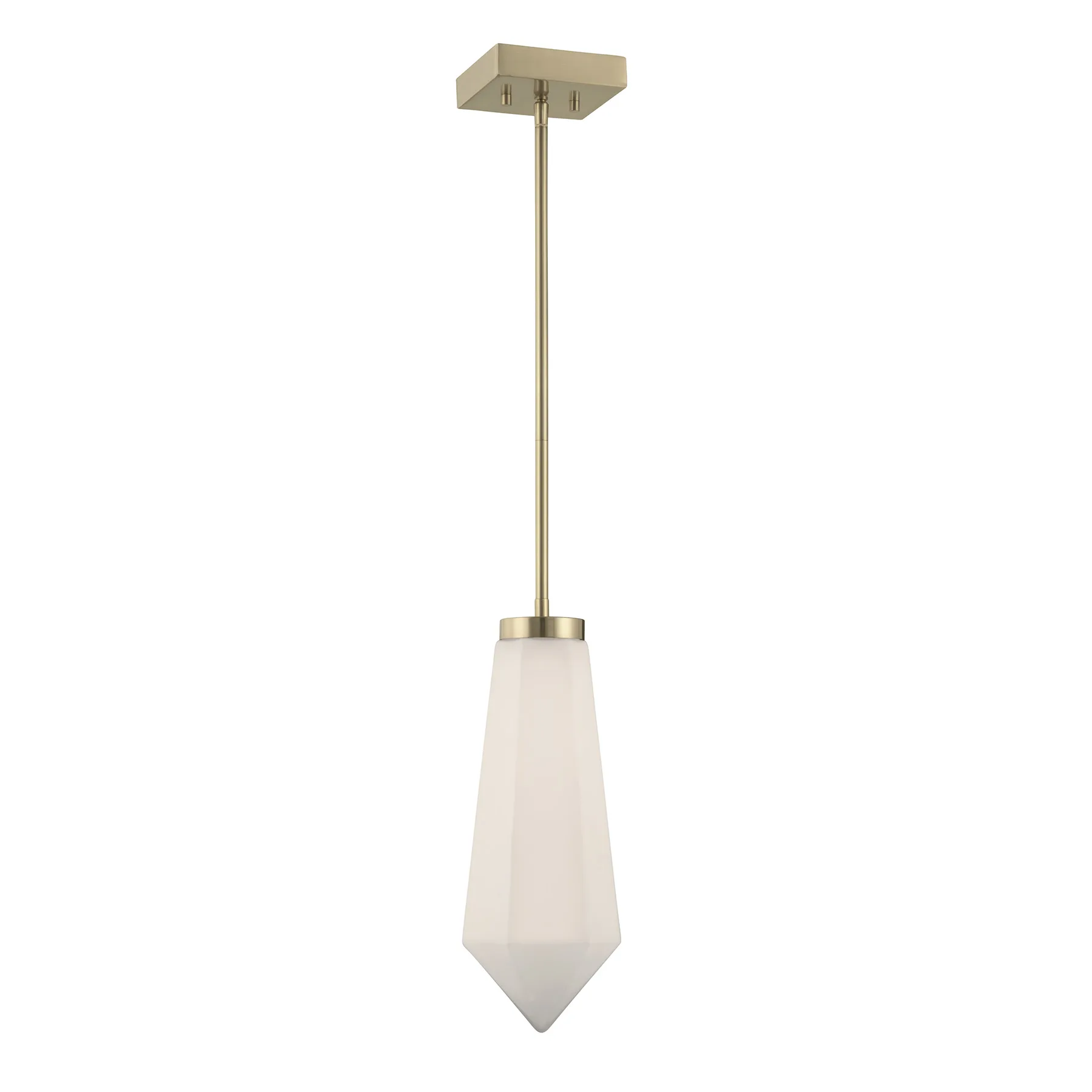 Leland LED Pendant in Noble Brass