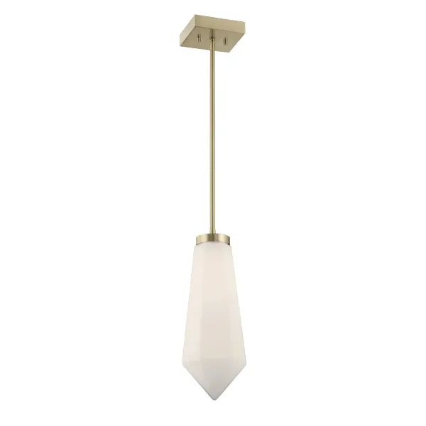 Leland 1-Light Pendant in Noble Brass by Dann Foley - Image 3